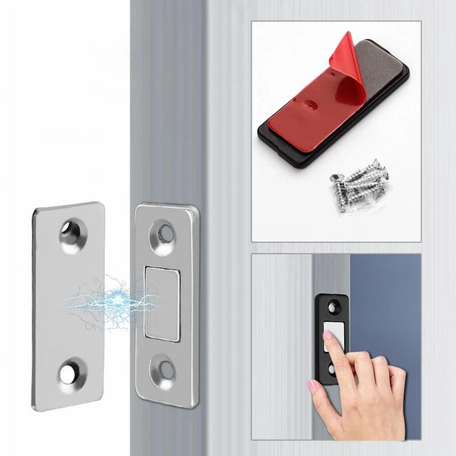 Strong Magnetic Door Catch Ultra Thin For Door Cabinet/Cupboard/Glass Latch 1Set