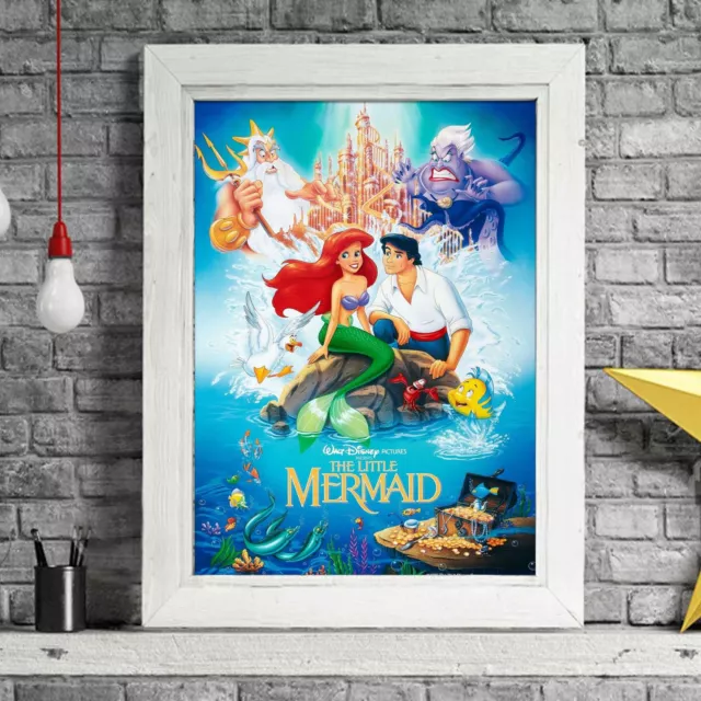 THE LITTLE MERMAID - Disney Poster Picture Print Sizes A5 to A0 **FREE DELIVERY*