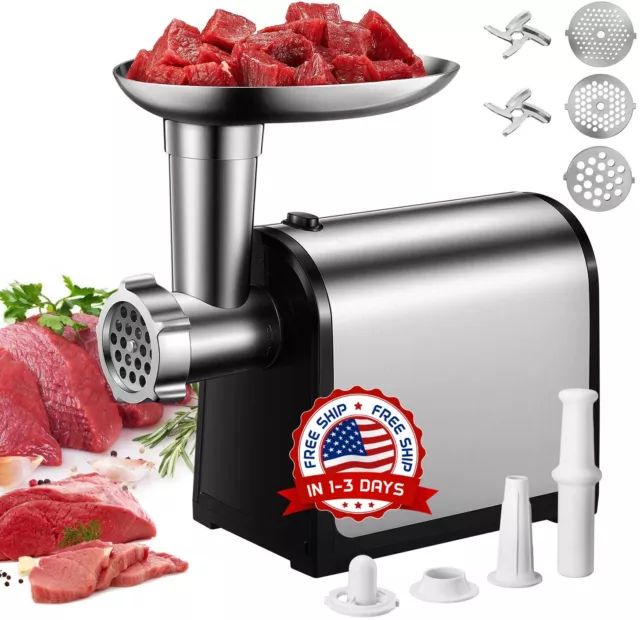 Maquina Para Moler Carne Molinillo Electrico Moledor Electric Meat Grinder NUEVO