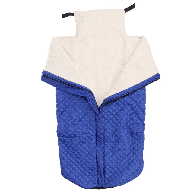 (Blu) Coperta per sedia a rotelle spessa calda coperta avvolgente per sedia a rotelle pile SG5