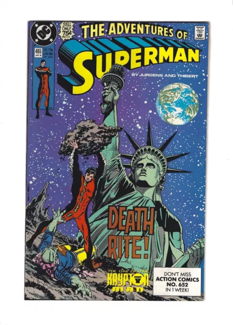 Die Abenteuer von Superman #465 1. Cameo Hank Henshaw (April 1990) DC Comics