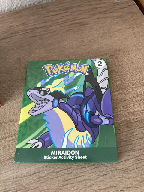 2025 MCDONALD’S HAPPY Meal Toys Pokémon 2 Miraidon SEALED With Box 10