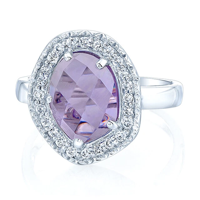 Bague online diamant violet