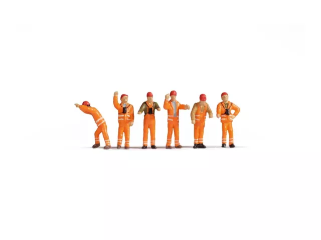 Shunters (6) figures set TT gauge Noch 45275