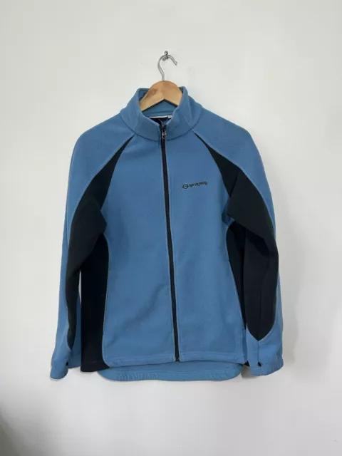 Sprayway M UK 14 Blue Fleece Jacket Women's Windstopper Ascender Full Zip Hiking