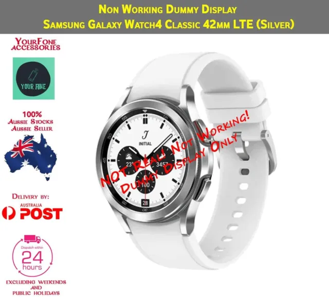 Non working Dummy Display Phone For Samsung Galaxy Watch4 Classic 42mm  - Silver