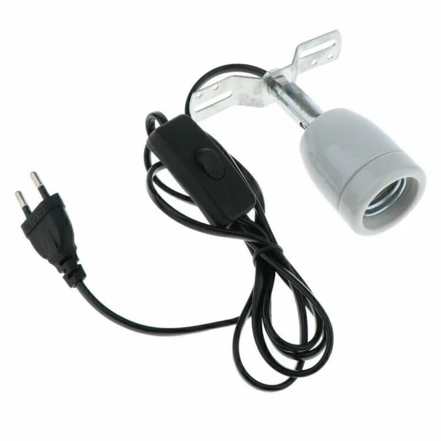 PORZELLANFASSUNG KERAMIKFASSUNG E27 Lampenfassung Terrarium