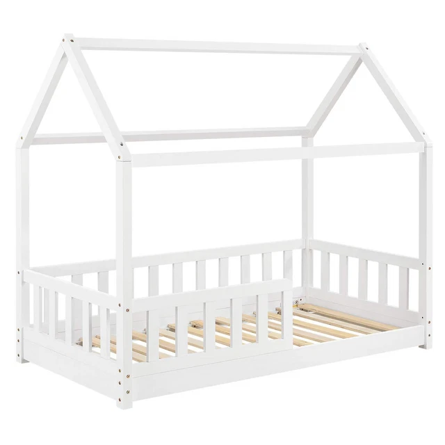 Juskys Kinderbett Marli 80 x 160 cm mit - Akzeptabel