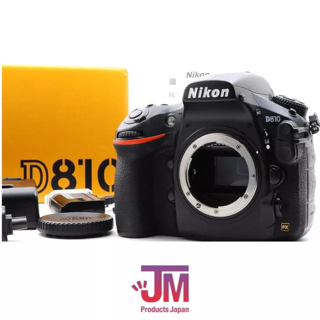 Nikon D810 36.3 MP Digital SLR From Japan 57,142 Shots [ Near Mint w BOX ]
