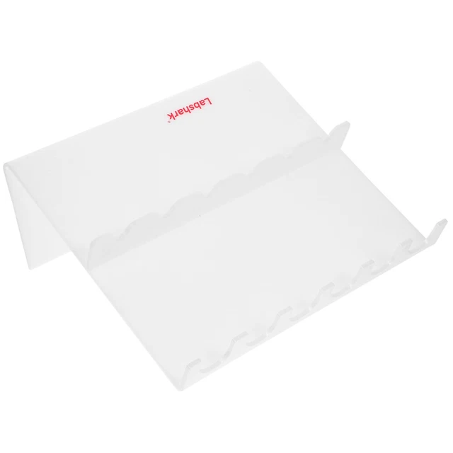 Support De Pipette Pour Laboratoire - 98 Trous - Plastique Rouge - Inclut Base, Tubes Et Couvercles