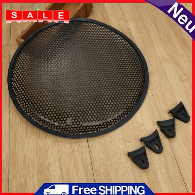 1pc Mesh Protector Easily Installation Black for Car Subwoofers and Loudspeakers