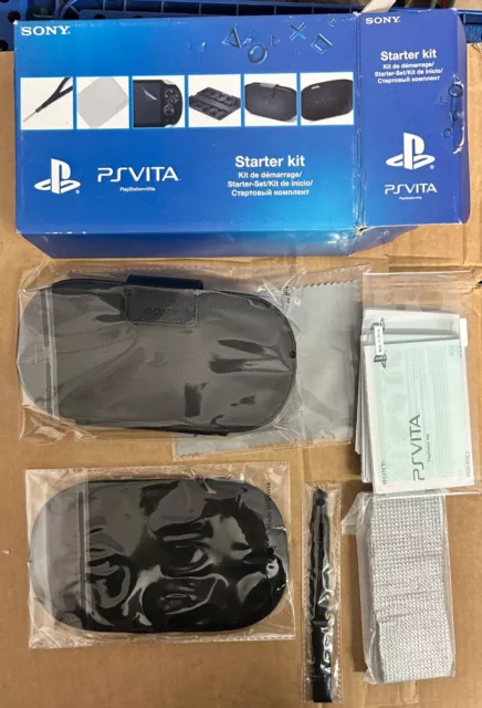 Raro kit da viaggio ufficiale SONY PS Vita completo di custodia nuova aperta