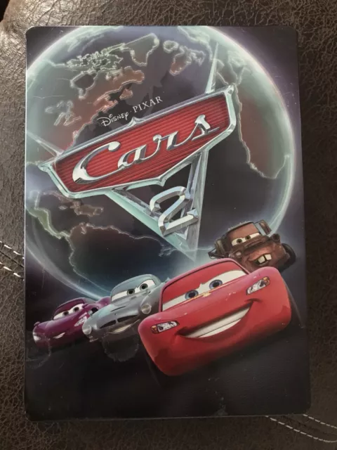 Disney Pixar Cars 2 Blu Ray DVD Steelbook Collector Case Only
