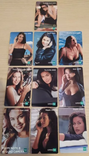 Omnitel  Megan Gale Summer Card 1999 Serie Completa 10 Carte