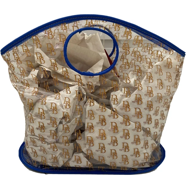 Dooney & Bourke Clear Beach Logo Tote Bag NWT