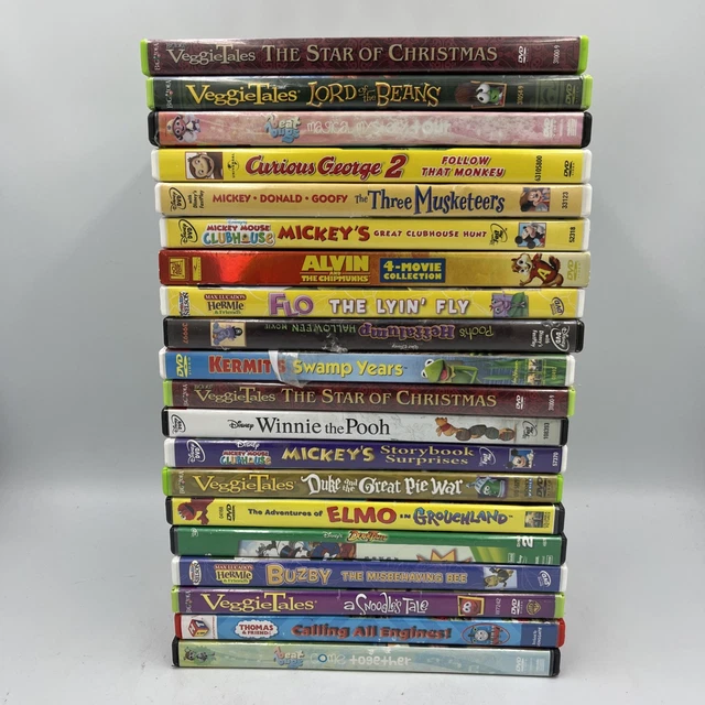 YOUNG KIDS EDUCATIONAL & Entertaining DVD Lot 20 DVDs- Only $1 Each