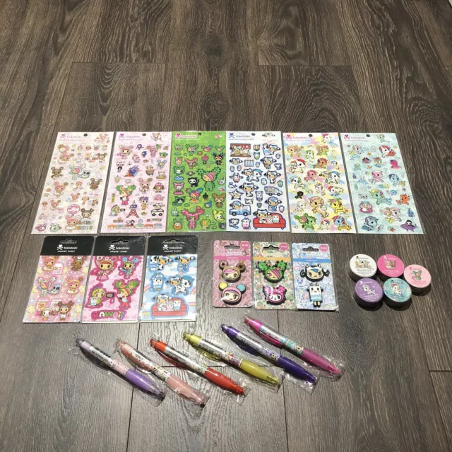 Tokidoki Stationery Bundle. Set of 23.