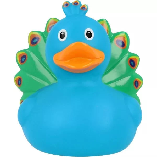 PEACOCK Rubber Duck. Collectable Gift.