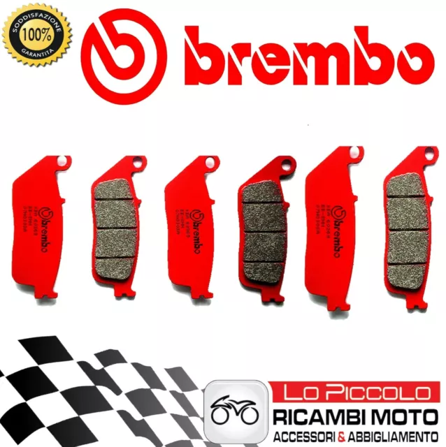 Plaquettes Honda Hornet 600 1998 1999 2000 2001 2002 / Set Brembo Rouge Avant