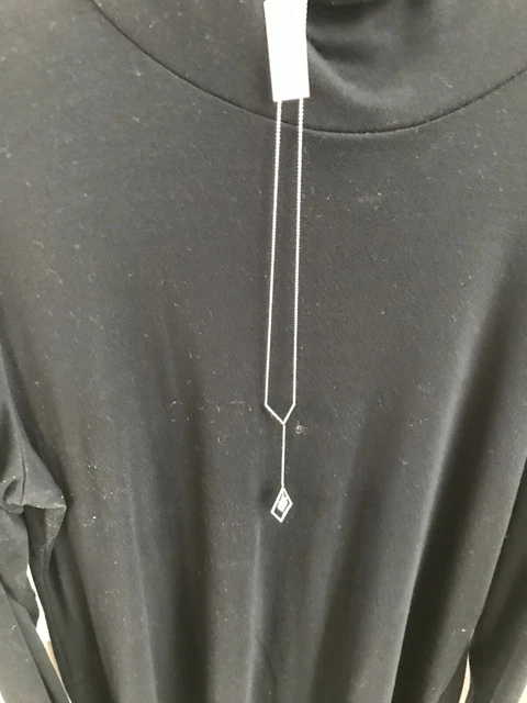 Nadri Contemporary Silver & Crystal Necklace - New With Nordstrom Tag Attached