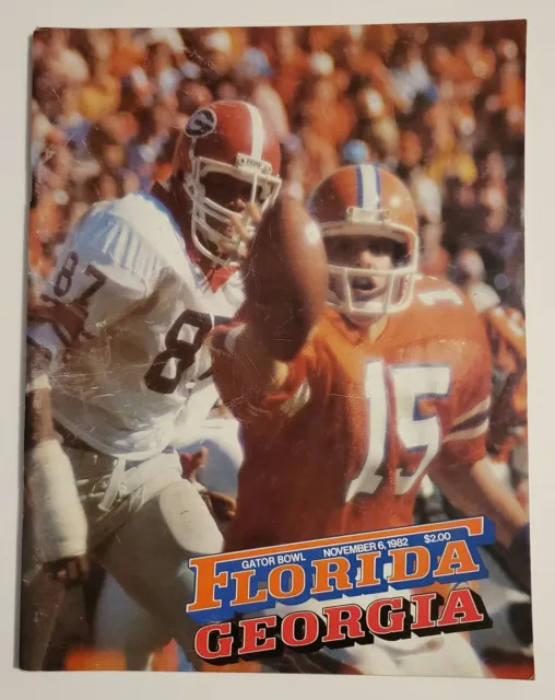 Georgia Vs Florida - Football Program - Nov, 6, 1982 (#2)