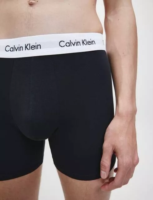 Calvin Klein Mens Boxers Pack of 3 Cotton Stretch Trunks Under Wear S M L XL 3