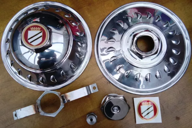 Lambretta Original Style Turbo  Front & Rear Wheel Discs Not Ulma Vigano Super