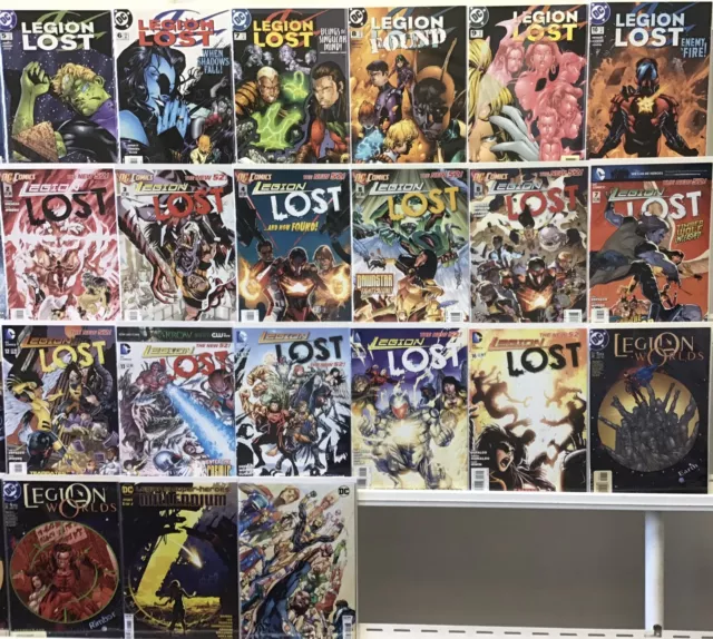 DC Comics - Legion Lost 1st, 2nd Series - Legion Worlds, Millennium - 37 Books 2