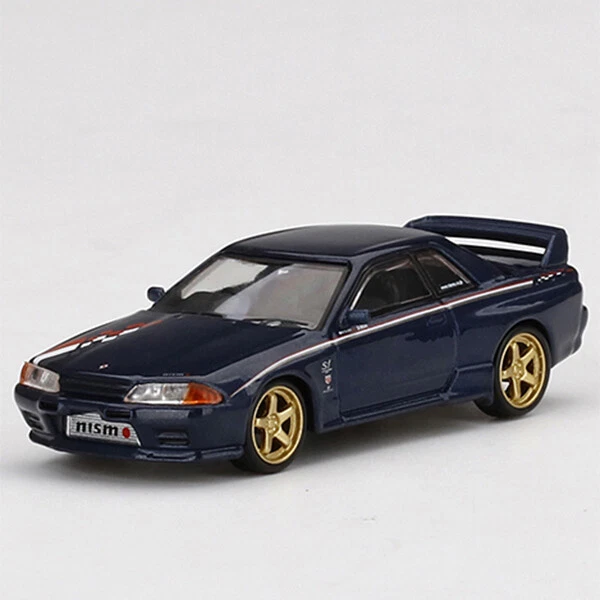 MINI GT 1:64 Nissan Skyline GT-R R32 Nismo S-Tune Diecast Dark Blue ...