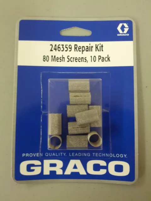 Graco Fusion 80 Mesh Screens Part# 246359 (.010 in., 238 micron)(Pack of 10)