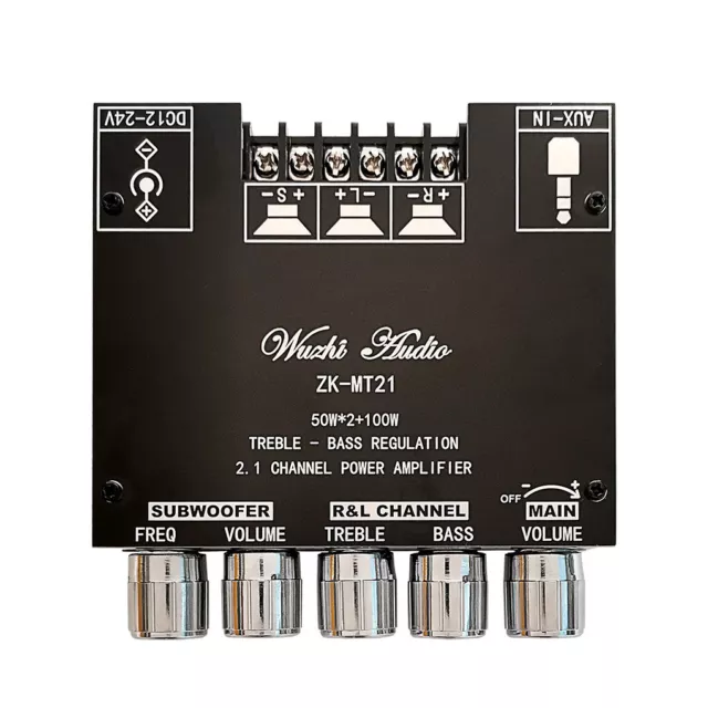 Hi-Fi 2.1 Canal Bluetooth Amplificateur Planche Caisson de Basses Stéréo