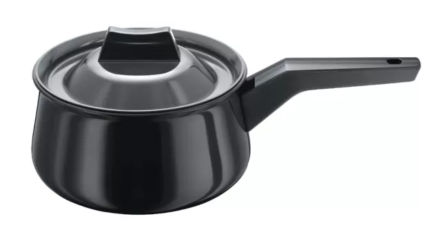 Futura Hard Anodised Handi Sauce Pan/Milk Pan/Tea Pan 2 Ltr 18cm With Lid