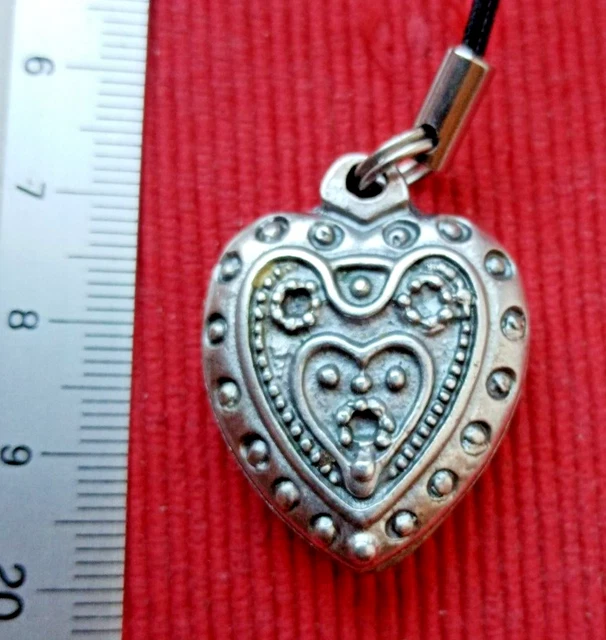 Argento 925 Ciondolo Collana Medaglione Cuore Foto Argento 925 - Ciondolo Apribile Con Foto, Regalo Donna Gioiello Foto Apribile