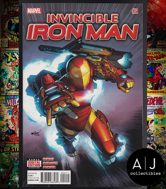 Invincible Iron Man #2 NM 9.4 (Marvel) 2015