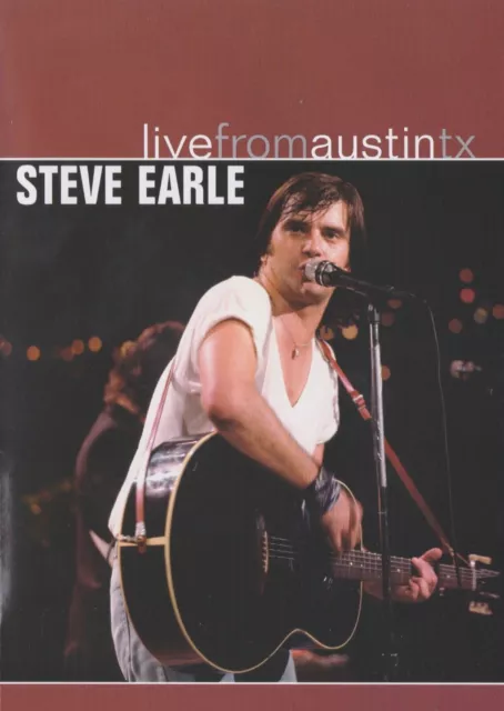 STEVE EARLE ‎– Live From Austin TX 2004 US DVD with Slipcase Blues