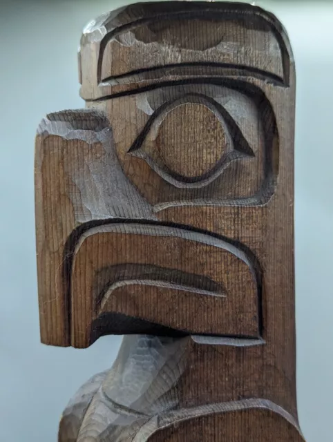 Handmade Totem Pole By Cody Mathias Squamish Salish Coast North Vancouver Totem