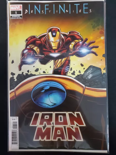Iron Man Annual #1 Ron Lim Connecting Variant Marvel (2021) NM Comics Book