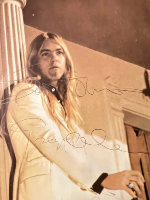 Allman Brothers - Rare 1974 Signed Gregg Allman Tour Program. 2 Autographs.