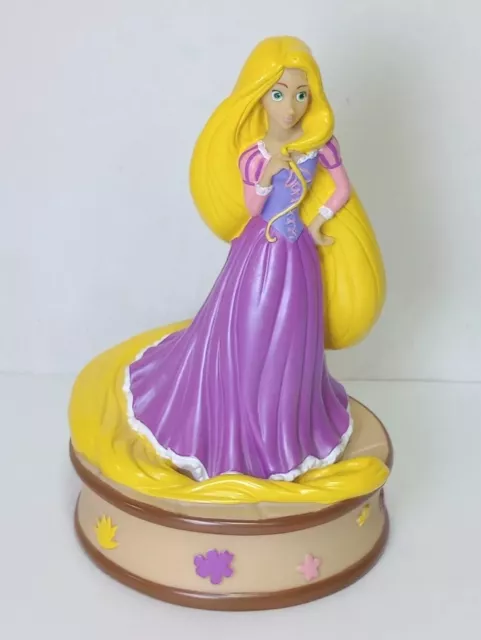 Disney Tangled Rapunzel Coin Piggy Bank Peachtree Playthings 10” Tall