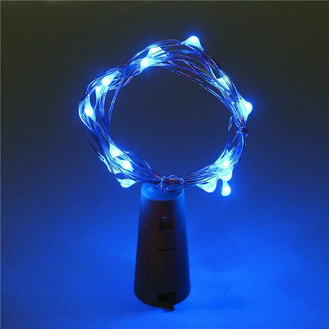 20 LED Fairy String Lights Wine Bottle Copper Cork Wire Lamp Party Decor 2020