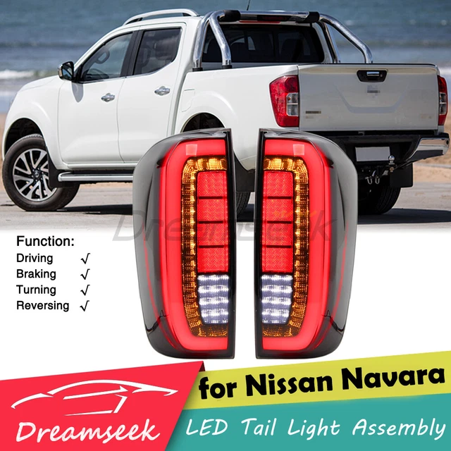 Faro Trasero Derecho Para Nissan NP300 Navara Pickup (D40) - Marca ABAKUS/Depo, Sin Bombillas, Compatible 26550EB38A