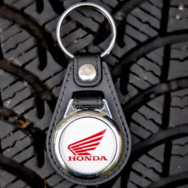 Honda Wing Logo Keyring | Premium PU Leather Keyring | Honda  Motorcycle | 1005