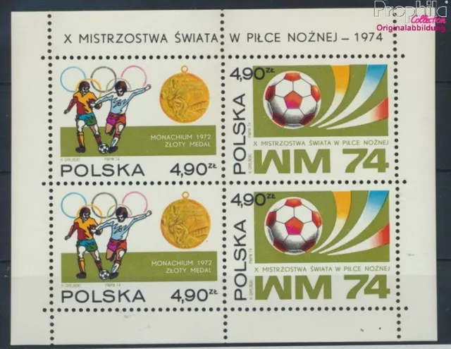 Polen Block59 (kompl.Ausg.) postfrisch 1974 Fußball-WM (9257392