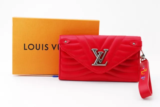 LOUIS VUITTON New Wave Zipto Compact Wallet Wallet Red M63790 LV