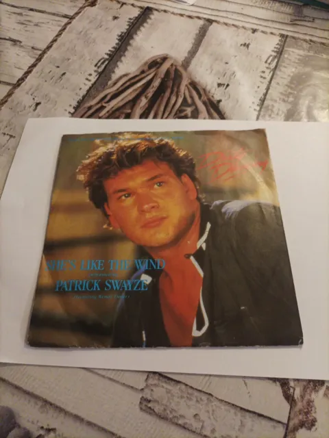 Patrick Swayze Featuring Wendy Fraser - She's Like The Wind - 45 RPM Single 7"