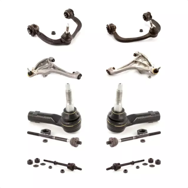 For Front Control Arms And Lower Ball Joints Tie Rods Link Sway Bar Kit (10Pc)