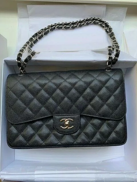 Chanel Vintage Black Caviar Large CC Backpack Bag 24k GHW – Boutique Patina