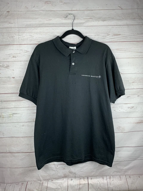VINTAGE LOCKHEED MARTIN Launch Operations Cape Canaveral polo shirt