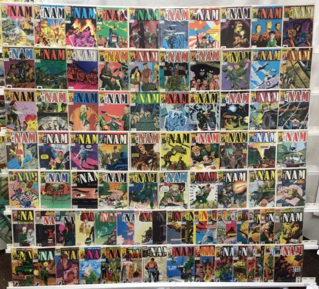Marvel Comics The ‘Nam #1-84 Complete Set VF/NM 1986
