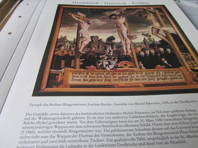 BERLIN ARCHIV 1 Residenz 1023 Epitaph Joachim Reiche 1550 Kirche